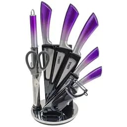 Набір ножів із підставкою 9 шт. Violet (NS43SETKN)