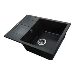 Гранітна мийка Globus Lux One графіт 650x500мм-А0001 000002983, Графит - мініатюра 3