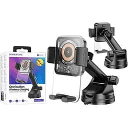 Автомобильный держатель Borofone BH210 для телефона с беспроводной зарядкой