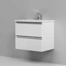 Тумба підвісна AM.PM X - Joy 65 см з умивальником M85-FHX0653-WC0653WG38 - мініатюра 4