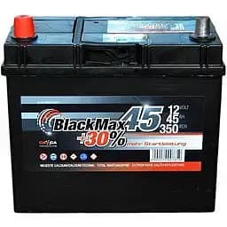Акумулятор BlackMax 6СТ-45Ah 350A Asia (+/-) ТК B4022, 238х129х227 мм