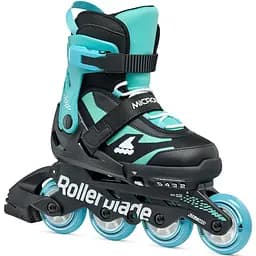 Ролики Rollerblade Microblade 33-36,5 Чорний-Бірюзовий