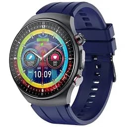 Розумний годинник Lemfo ET488 з функцією ЕКГ та пульсоксиметром (Синій)