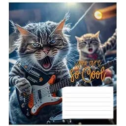 Зошит учнівський "You are so cool" Школярик 012-3241K 12 аркушів (482000647043203241)(SC)