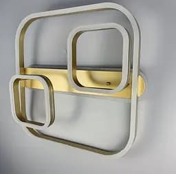 Світлодіодна стельова люстра в корпусі метал золотистого кольору | Арт. A 55071/1+2 | Line F