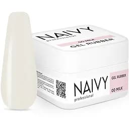 База для нігтів Naivy Professional №00 Мilk каучукова кольорова 30 мл