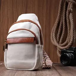 Жіноча сумка з однією лямкою через плече з гладкої екошкіри Vintage 22768 біла - мініатюра 9