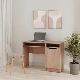 Письмовий стіл MebelStar Лілу 110x50x75 см Дуб сонома (MBS-1375)