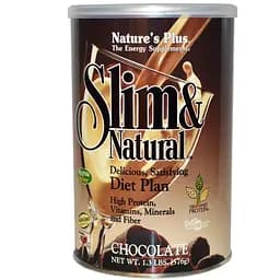 Енергетичний коктейль NaturesPlus Slim & Natural смак шоколаду 576 г