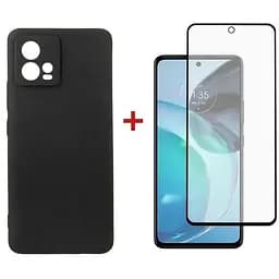 Чохол до мобільного телефона Dengos Kit for Motorola G72 case + glass (Black) (DG-KM-51)
