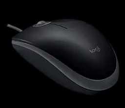 Мышь Logitech B110 Silent, Black, USB, оптическая, 1000 dpi, 3 кнопки, 1.8 м (910-005508)