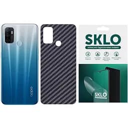 Защитная пленка SKLO Back задник Carbon для Oppo A55 4G Черный