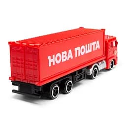 Автомодель колекційна Фура Нова Пошта TechnoDrive 250416CG масштаб 1:64 - мініатюра 5