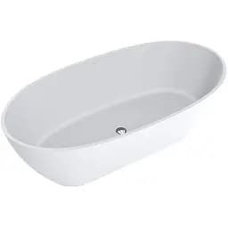 Ванна Mraggo Estella матова з литого мармуру 1680x830x560 00313502 Білий матовий