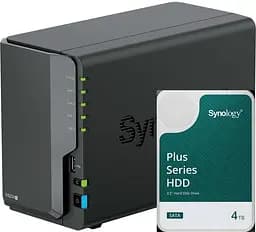 Сетевой накопитель Synology DiskStation DS224+ 2x4 ТВ HAT3300 Plus