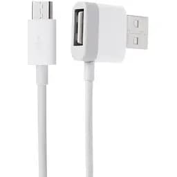 Кабель Xiaomi ZMI Micro-USB USB 120 см наскрізний порт USB (AL910)