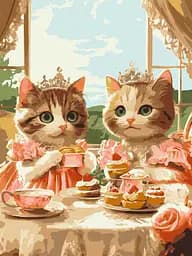 Набір для розпису по номерах Гламурна вечірка, Ideyka, 30x40 см, КНО6689