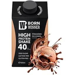 Шейк протеиновый Born Winner со вкусом шоколадного мороженого 500 мл