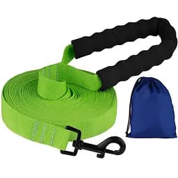 Поводок для собак Barksi Active с мягкой ручкой 6 м х 2.5 см салатовый