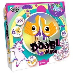 Настільна карткова гра "Doobl Image" Danko Toys DBI-01 велика, укр Unicorn