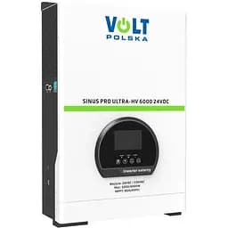 Солнечный инвертор Volt Polska SINUS PRO ULTRA-HV 6000 24/230 В (3/6 кВт) + 80A MPPT (450В) автономный