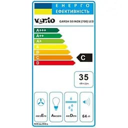 Витяжка Ventolux Garda 50 Inox (500) LED - мініатюра 7