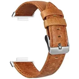 Ремешок кожаный Primolux для фитнес браслета Huawei Watch Fit 2 Light Brown