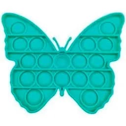 Сенсорна іграшка Pop it антистрес метелик бірюзовий