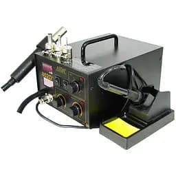 Паяльная станция Aida 852D+ компрессорная, фен, паяльник