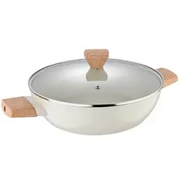 Сотейник з кришкою Bergner Naturally 28 см 3.6 л (BG-34747-CR)