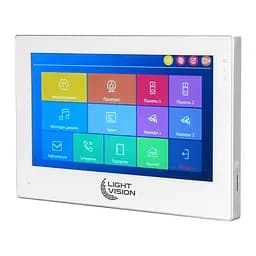 Відеодомофон 7" WiFi Tuya Light Vision SINGAPORE (AI) FHD White (82-00240) - мініатюра 2