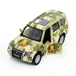 Автомодель TechnoDrive Шеврони Героїв Mitsubishi Pajero 4WD Turbo 47 ОМБр (250361M) - мініатюра 4