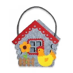 Набір для творчості "Зроби сам кошик з фетру Казковий будиночок" Bambi 120133