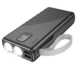 Універсальна мобільна батарея Hoco J129A 20000mAh Nature flashlight (Чорний) - мініатюра 2