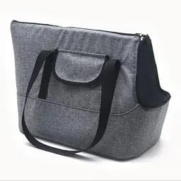 Сумка переноска Zoo-hunt Брюс для кошек и малых пород собак №1 23х40х34 см серая