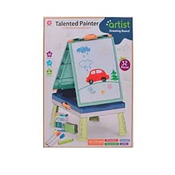 Мольберт 050-17 2-х сторонний, маркер, мел, губка