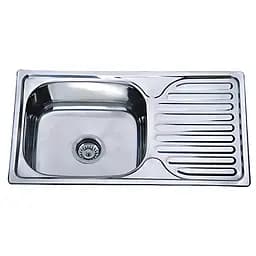 Кухонна мийка Zerix Z7642-08-180E satin ZX1602, Нержавіюча сталь