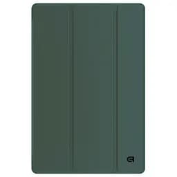 Чохол-книжка на планшет Samsung Galaxy Tab A9 (SM-X110/X115)/A11 (SM-X133/X135), Flex Case, dark green, протиударний, обкладинка з трискладовою підставкою та авто. пробудженням для планшета 8.7 , шкіряний, на магніті, ArmorStandart (ARM84438)