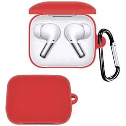 Чохол-накладка DK Silicone Candy Friendly із карабіном для OnePlus Buds Pro (red)