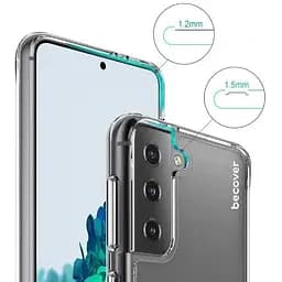 Чохол-накладка BeCover Space Case для Samsung Galaxy S22 SM-S901 Transparancy (708588) - мініатюра 2