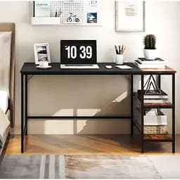 Комп'ютерний стіл Costway Tiffany з двома полицями в стилі Loft - мініатюра 3