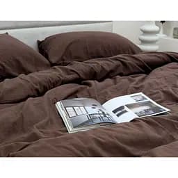 Підковдра Ecotton Євро фланель Dark Brown SB-186 210х220 см коричневий (25554) - мініатюра 4
