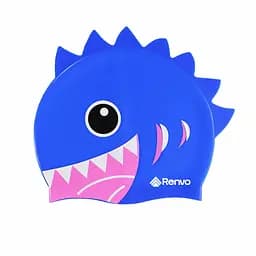 Дитяча Шапочка для плавання 6-12 років Renvo Sentani JR Синій Рожевий OSFM (1SC300-04)