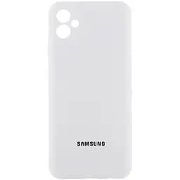 Чохол Lakshmi Silicone Cover Full Camera AAA with Logo для Samsung Galaxy A05 Білий/White