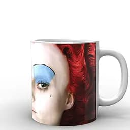 Кухоль GeekLand Аліса в країні чудес Alice in Wonderland чорний королева AW.02.008 330 мл білий