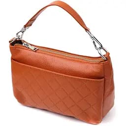 Женская сумка Vintage из натуральной кожи с двумя ремешками 25х16х8 см sum0027591