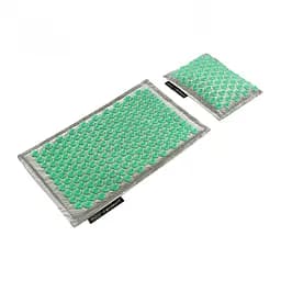 Коврик акупунктурный 4FIZJO Eco Mat Аппликатор Кузнецова с подушкой 68 x 42 см Grey/Mint 4FJ0230 (P-5907739312181)