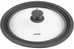 Кришка скляна Kela Concetta з силіконовим обідком, 28-32 см (11442)