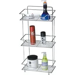 Полка Lemax трехуровневая прямоугольная нержавеющая сталь 58х29х16 см (EBA-5002 S/S)