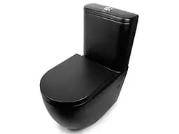 Унитаз-компакт Newarc 3822B-M Rimless с сидением Soft Close, Черный
